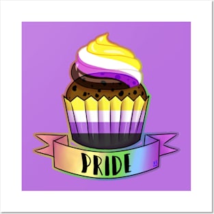 Nonbinary Cupcake Posters and Art